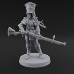 Bayonet Poised Human Soldier