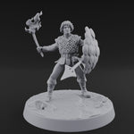 Torch Aloft Triumphant Human Spearman