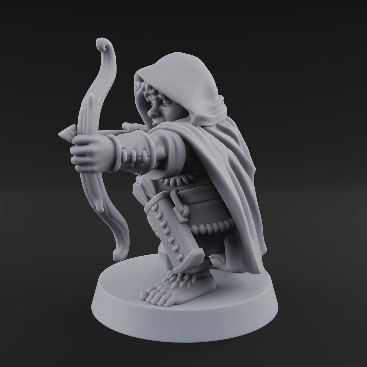 Bow Drawn Steady Halfling Archers A