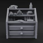 Scroll-Filled Scholar's Cabinet