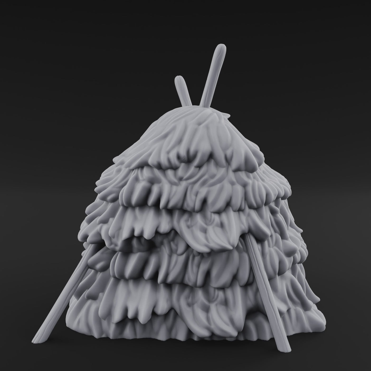 Twig-Legged Haystack Shelter
