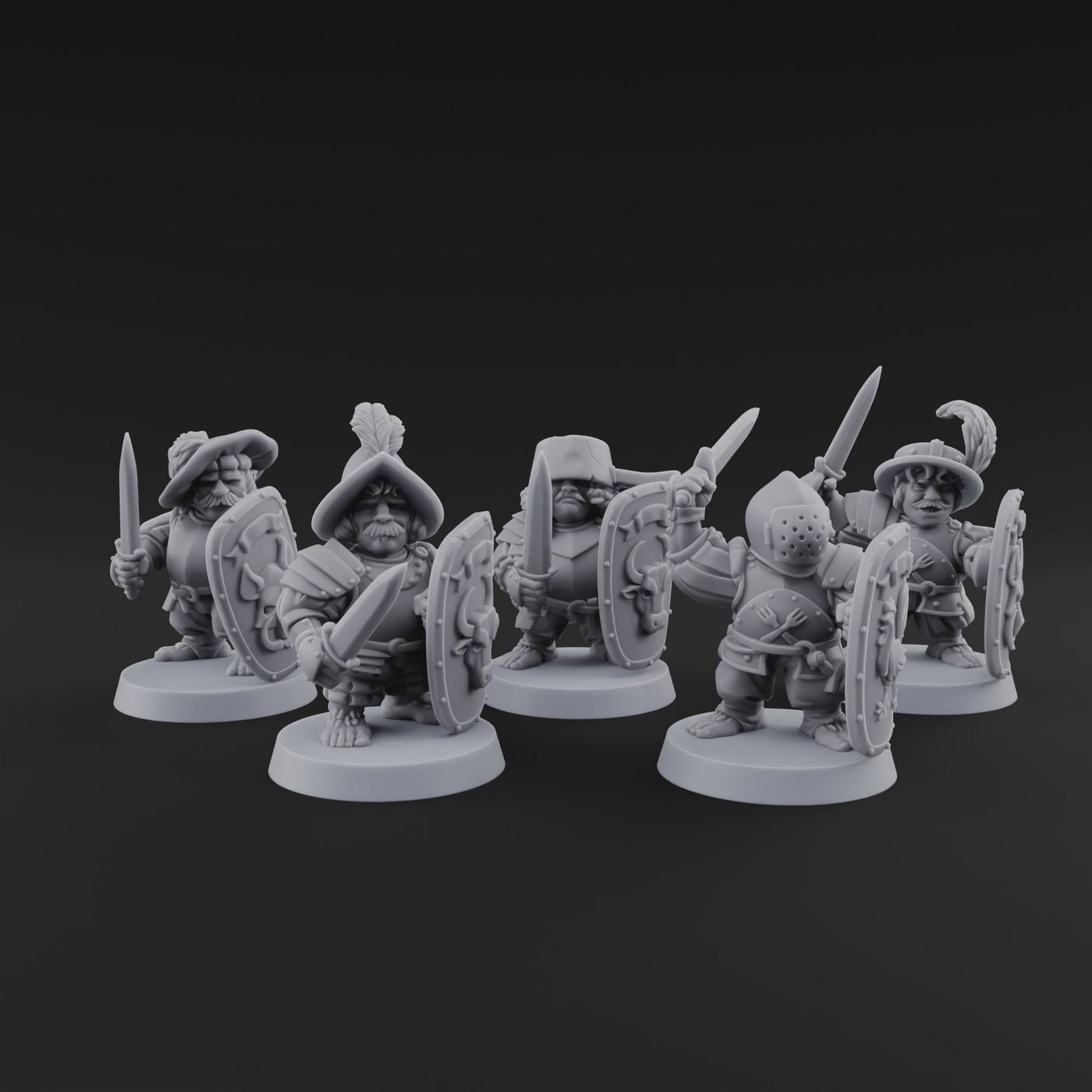 Defending Halfling Warriors