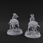 Mounted And Crowned Demon Warlord