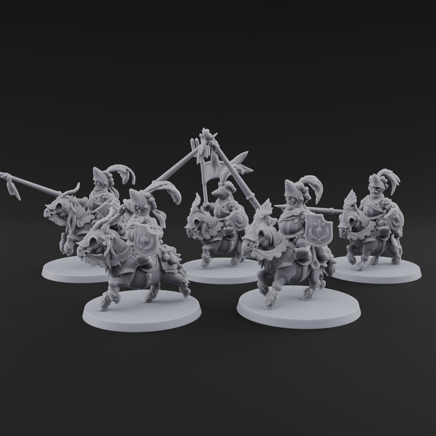 Forking Forward Halfling Pony Riders