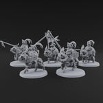 Forking Forward Halfling Pony Riders
