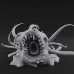Mouth Gaping Wide Purple Worm