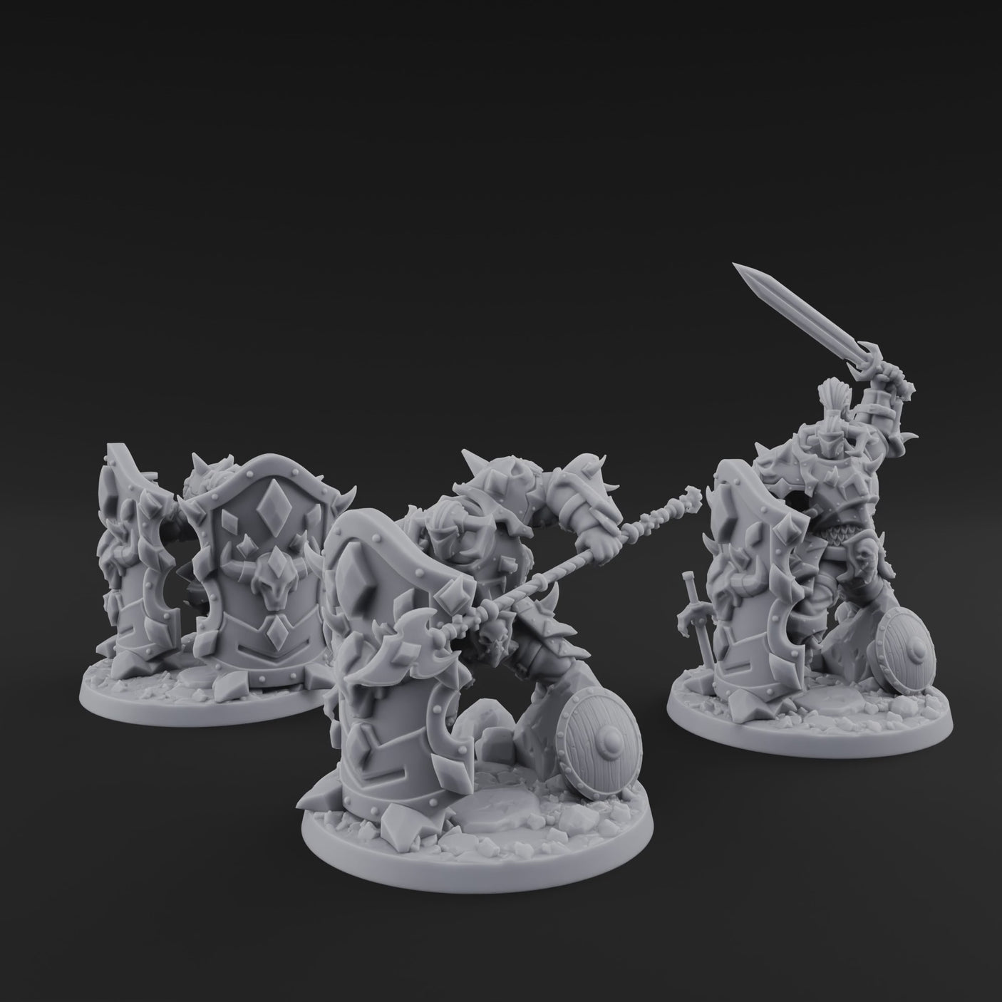 Heavy Shielded Demon Warriors