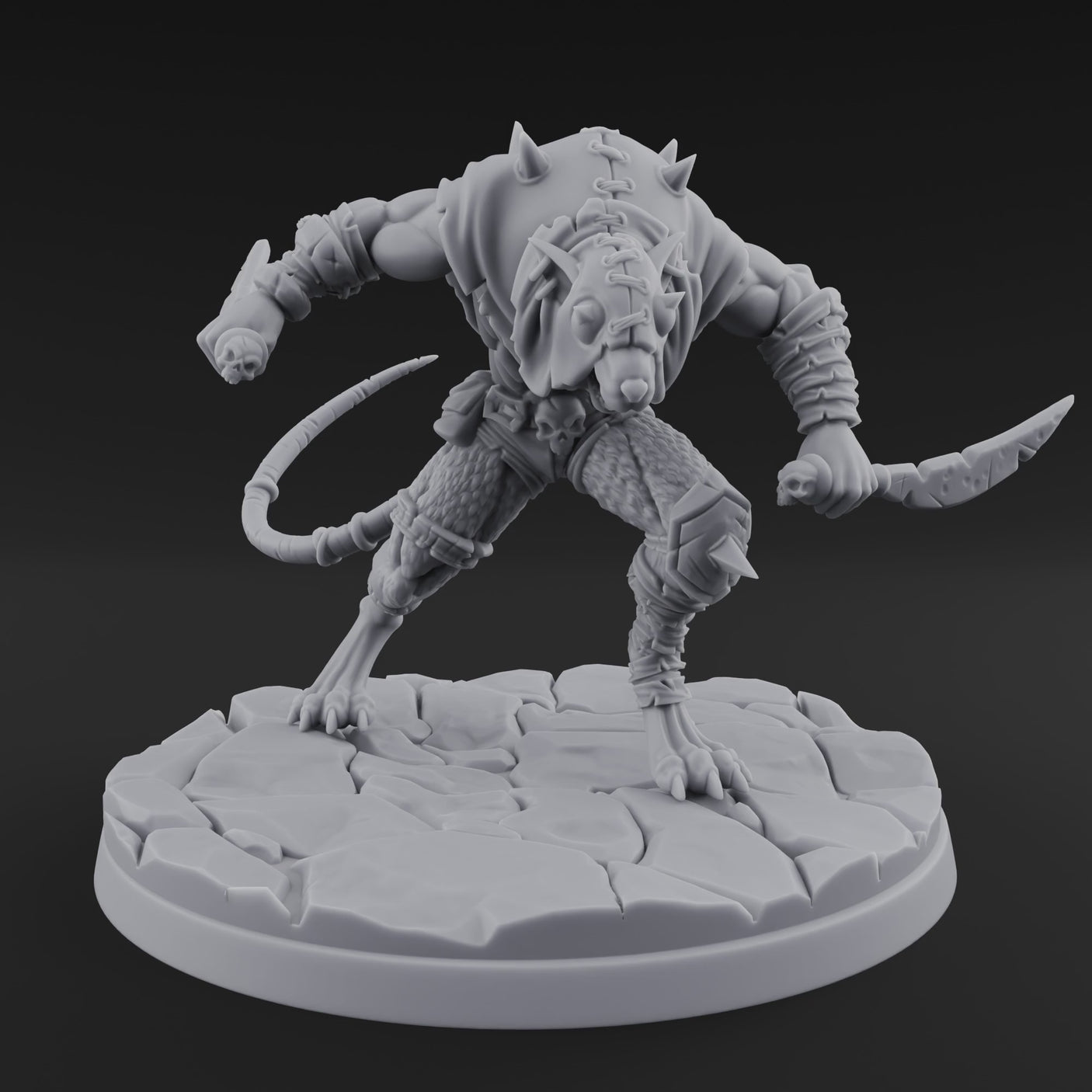 Weapons Spread Wide Screeching Ratfolk B