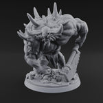 Tusks Gleaming Menacing Demon Brute