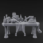 Cluttered Alchemist Desk C