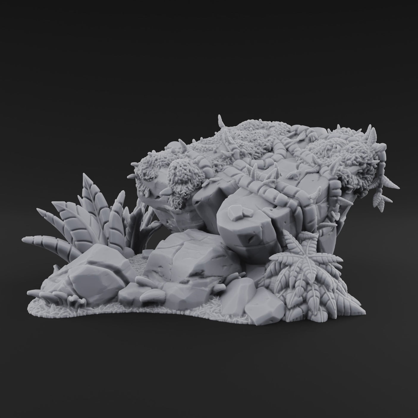 Overgrown Jungle Flora Cluster C