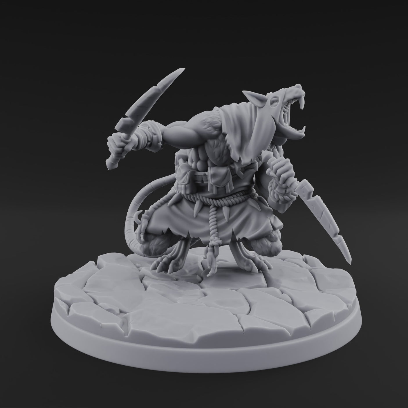 Weapons Spread Wide Screeching Ratfolk C
