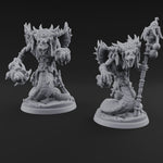 Skulls Dangling Naga Warlocks