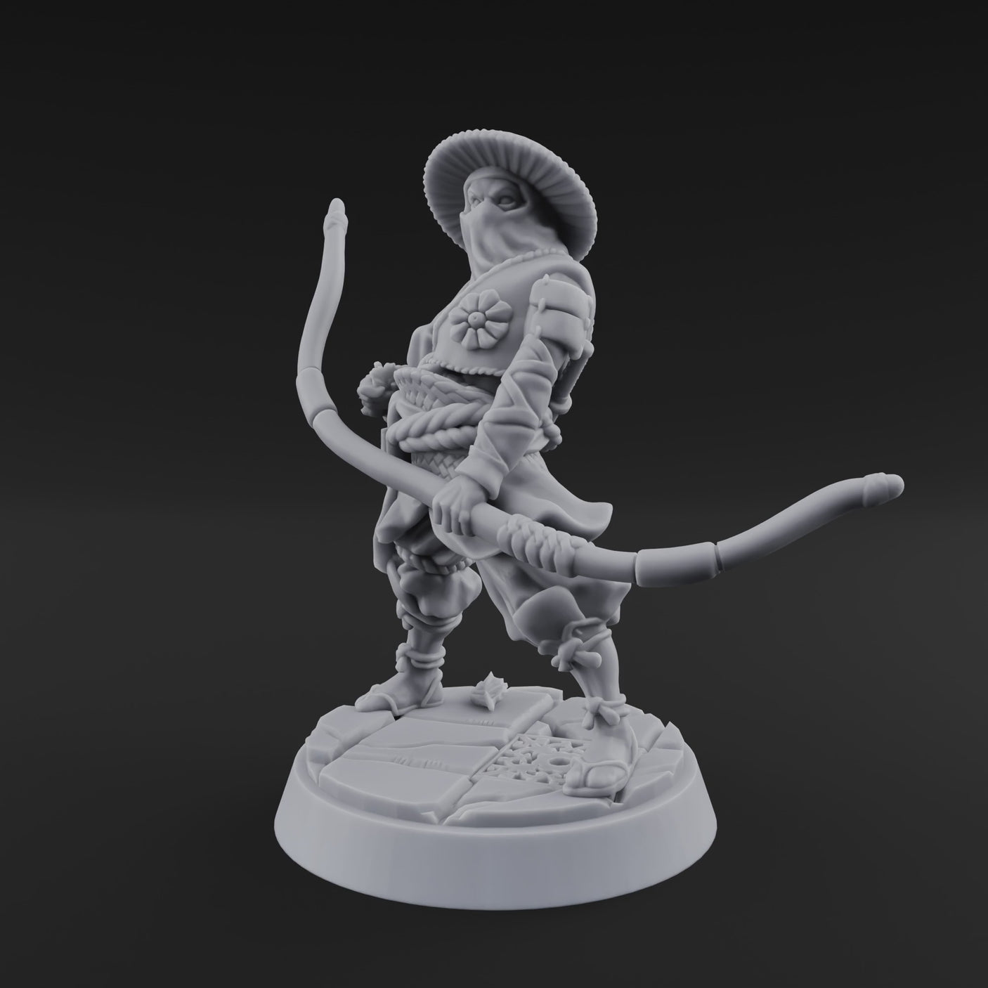 Bow Flexing Ashigaru Archers A