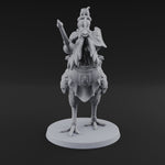 Regally Mounted Halfling Chicken Riders A
