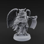 Scrolls Clutching Aarakocra Wizard