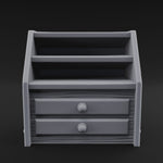 Empty-Shelved Storage Chest Drawers