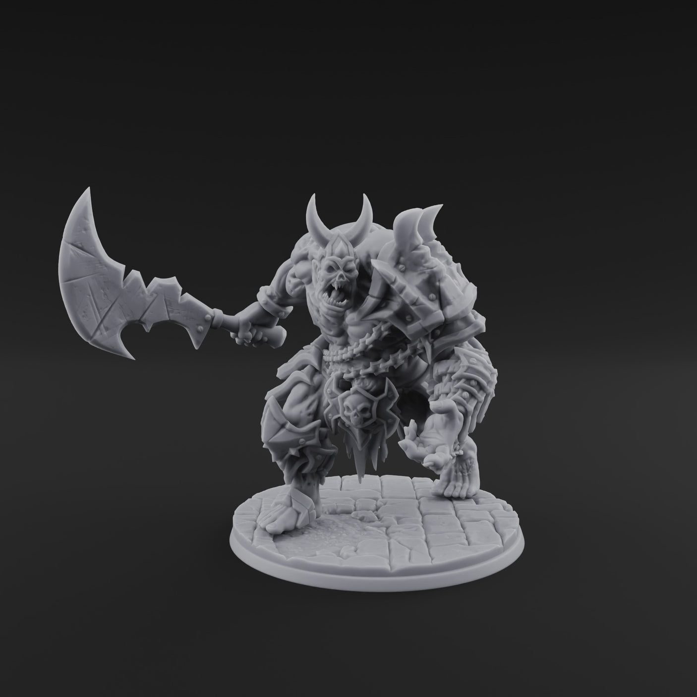 Axe Hefting Undead Troll Ghoul Brute