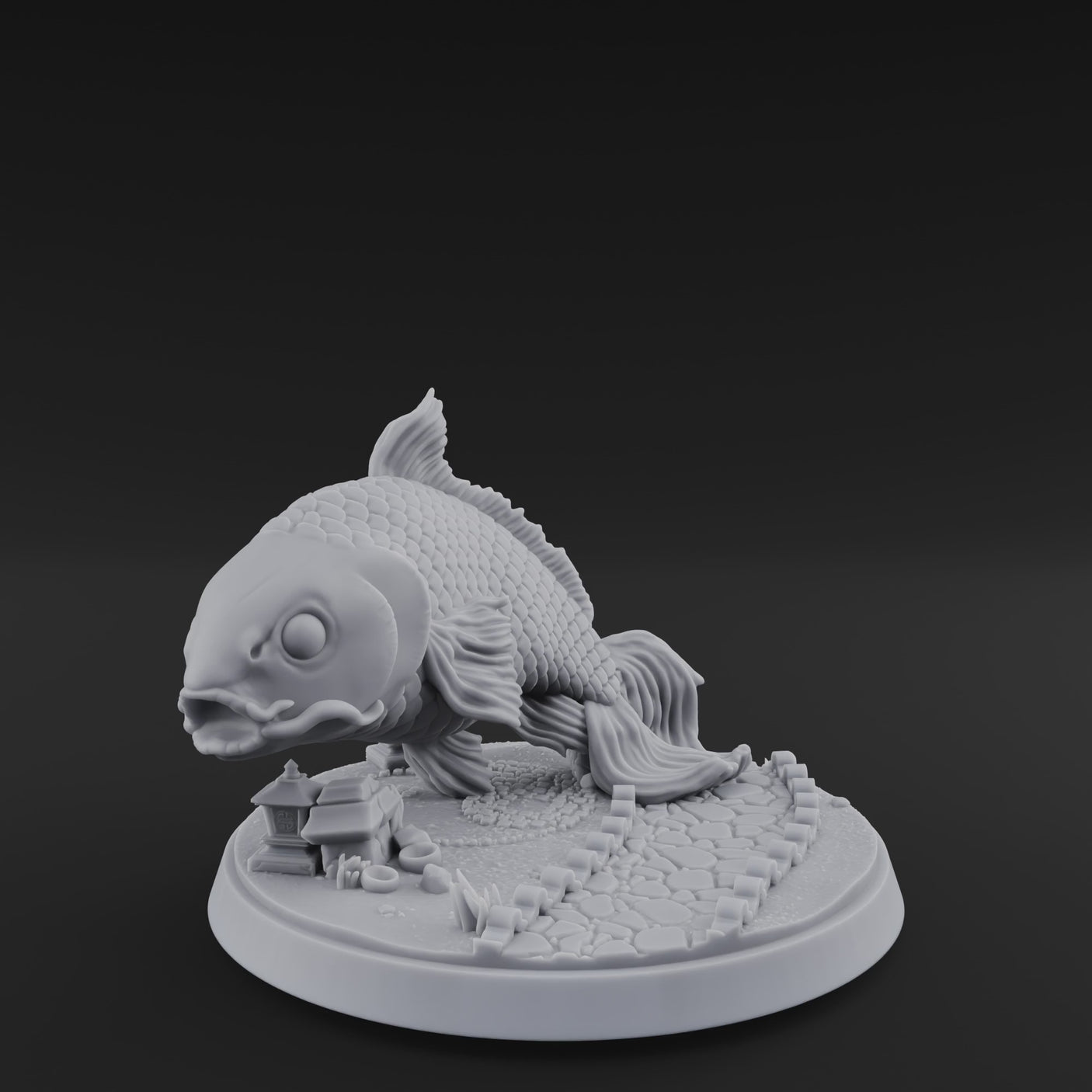 Scales Glinting Koi Beast
