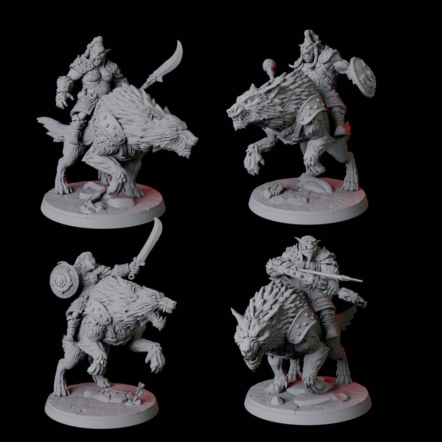 Orc and Wolf Hunting Party