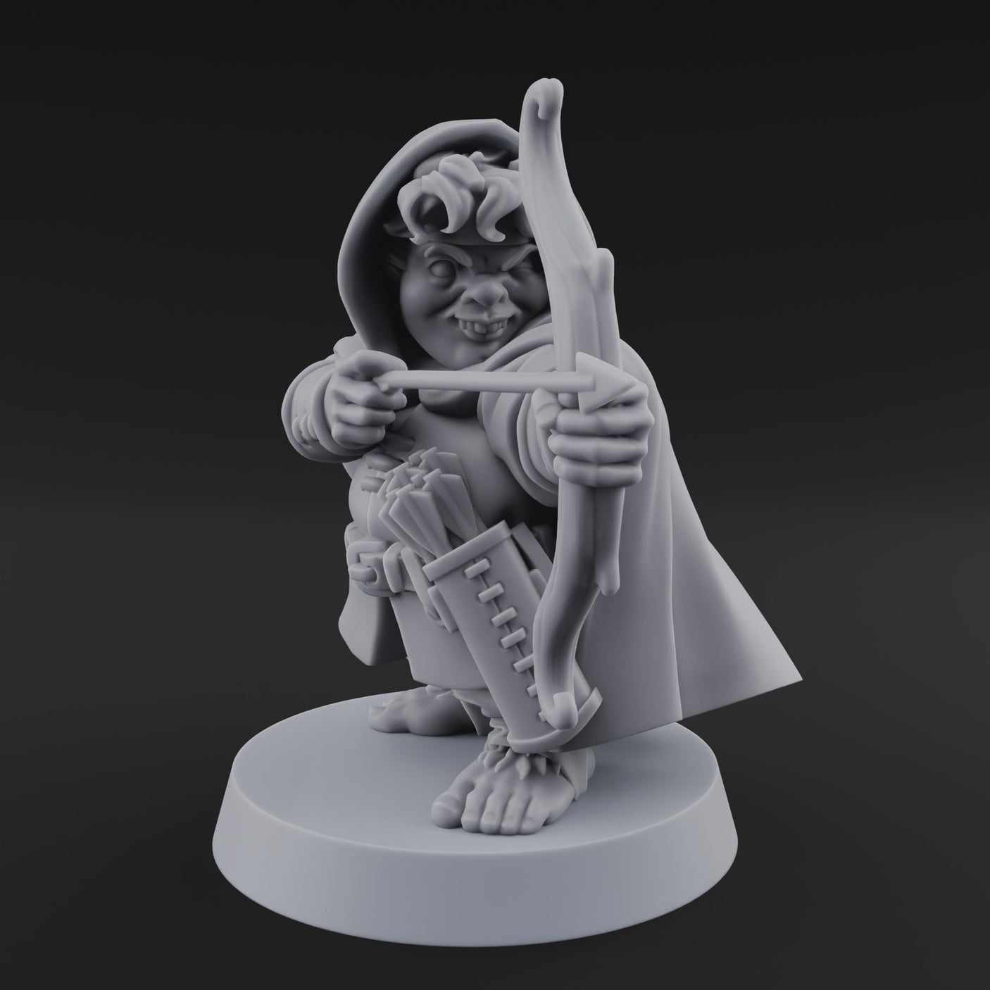 Bow Drawn Steady Halfling Archers D