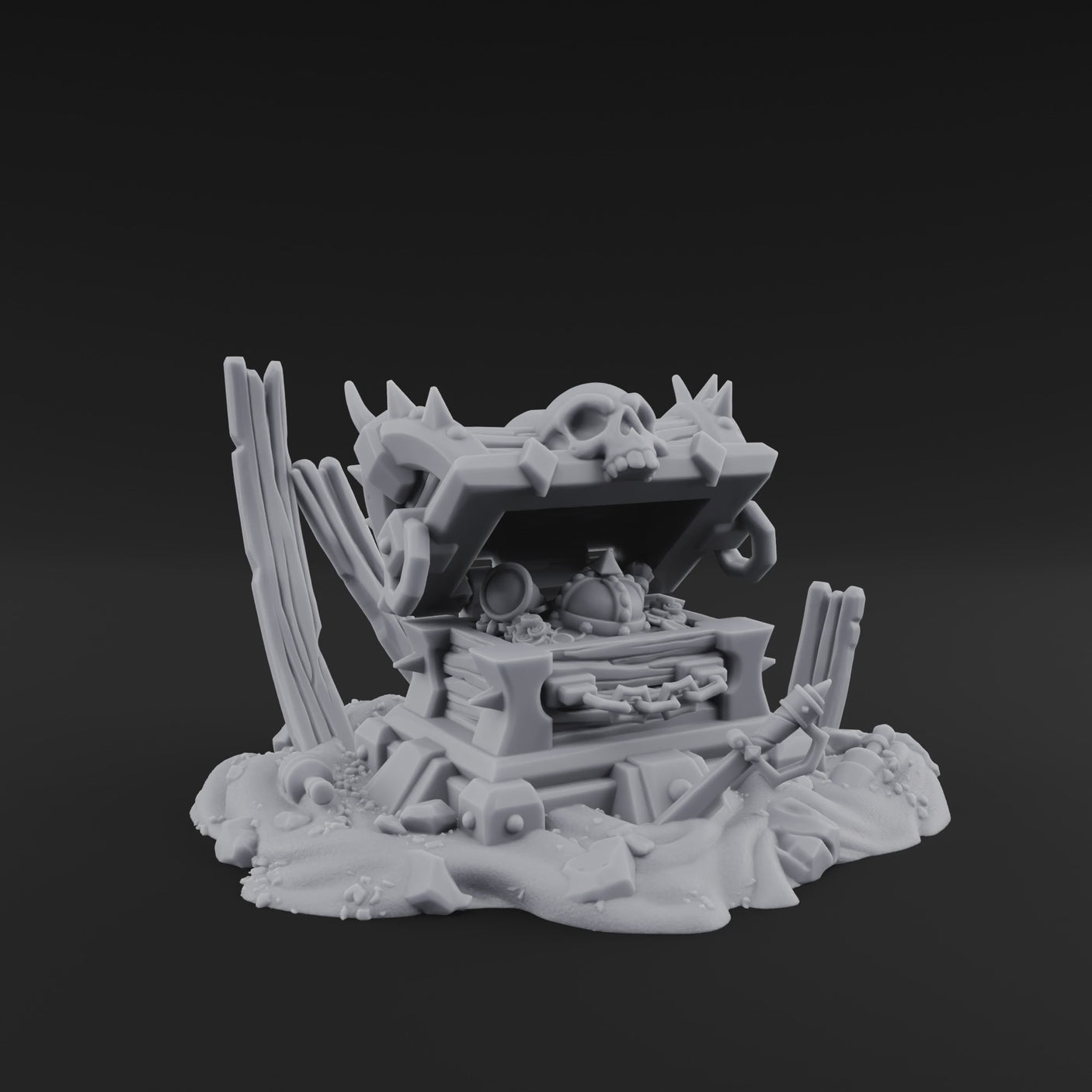 Wrecked Shipwreck Debris F