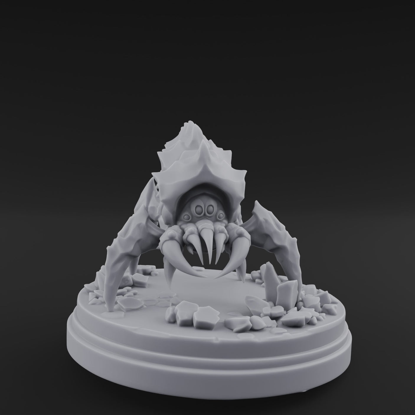 Bursting From The Ice Spider