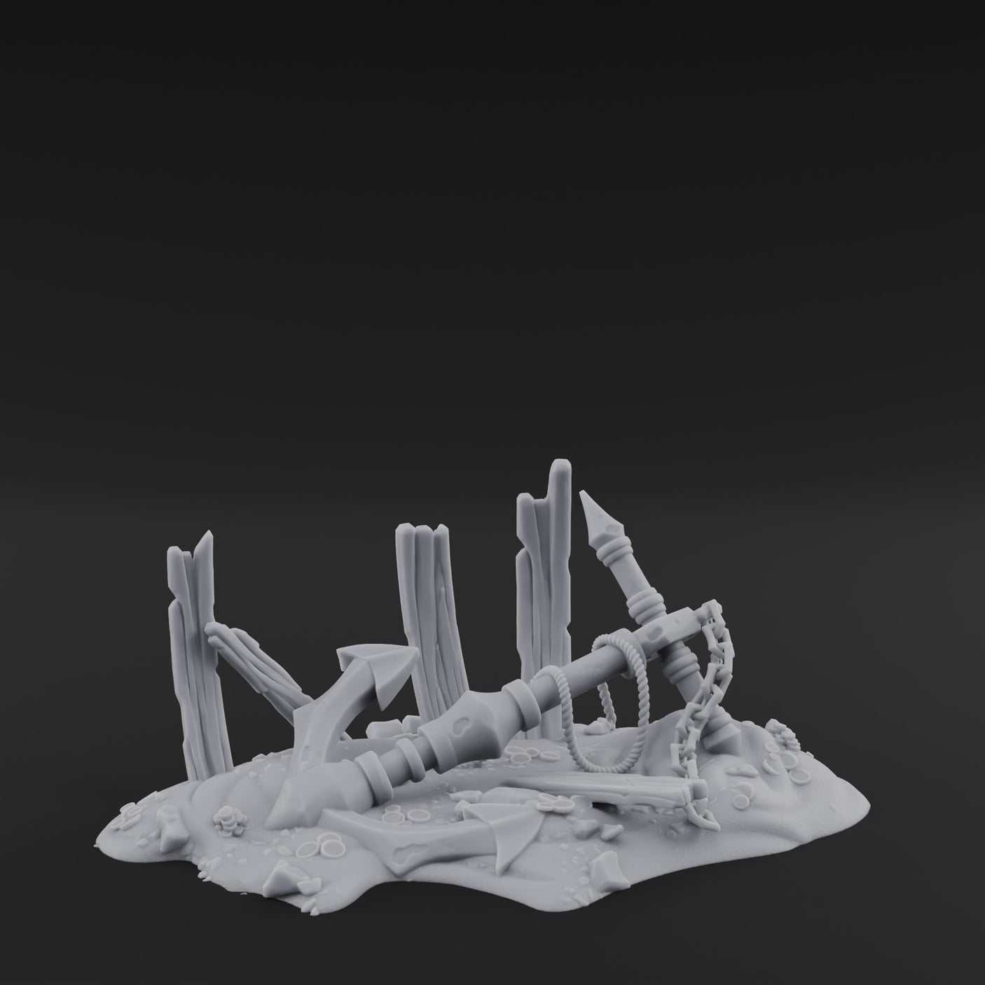Sunken Seabed Debris A