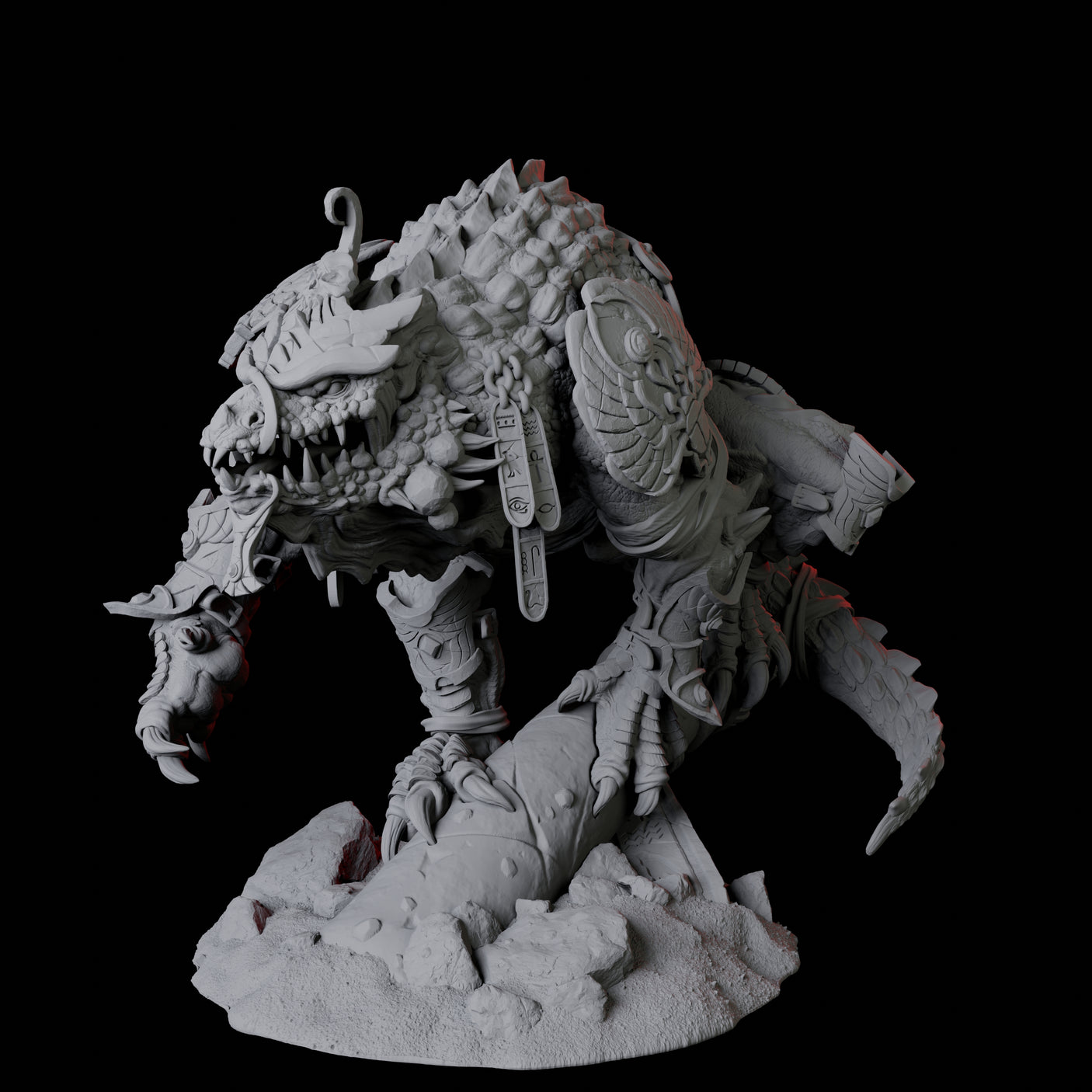 Crocodile Lizardfolk Warrior C