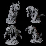 Four Crocodile Lizardfolk Warriors