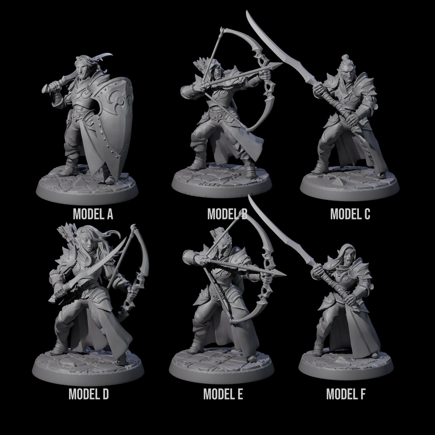 Six Cunning Drow