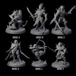 Six Nefarious Drow Assassins