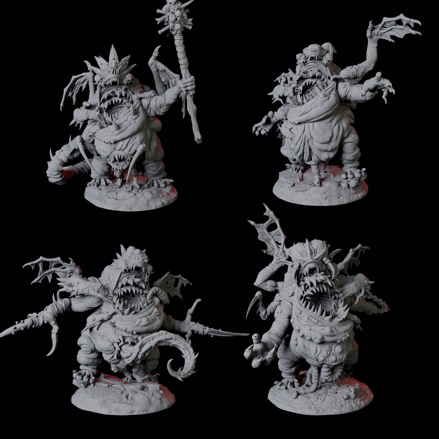 Four Fleshwarped Irnakurse