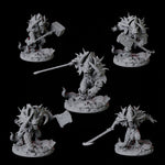 Five Bruising Gnoll Brutes