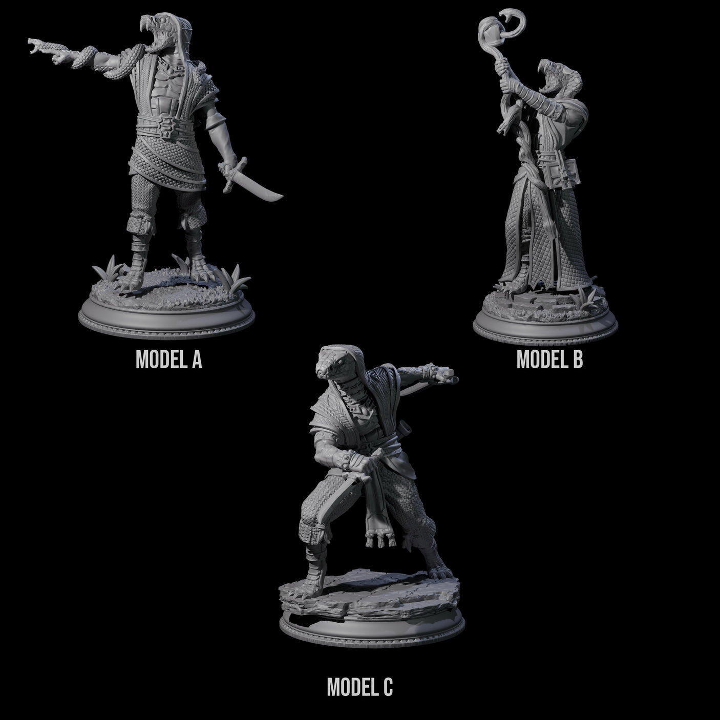 Three Hissing Cultists