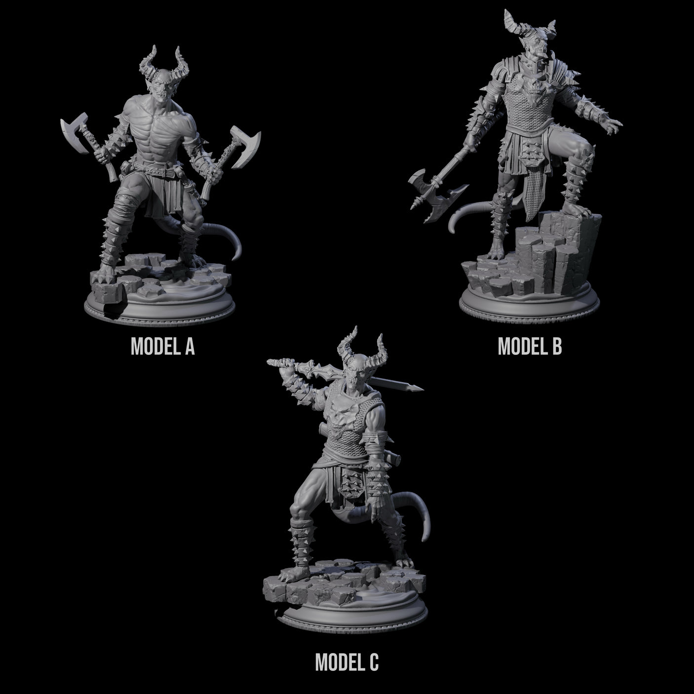 Three Snarling Vordines