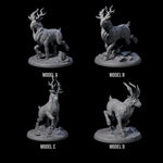 Four Noble Giant Elks