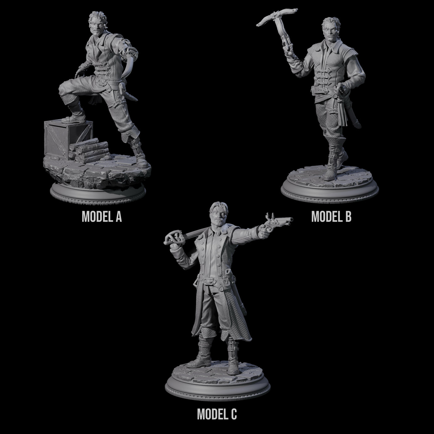 Three Pirate Enforcers