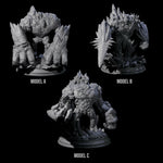 Three Hulking Elemental Golems