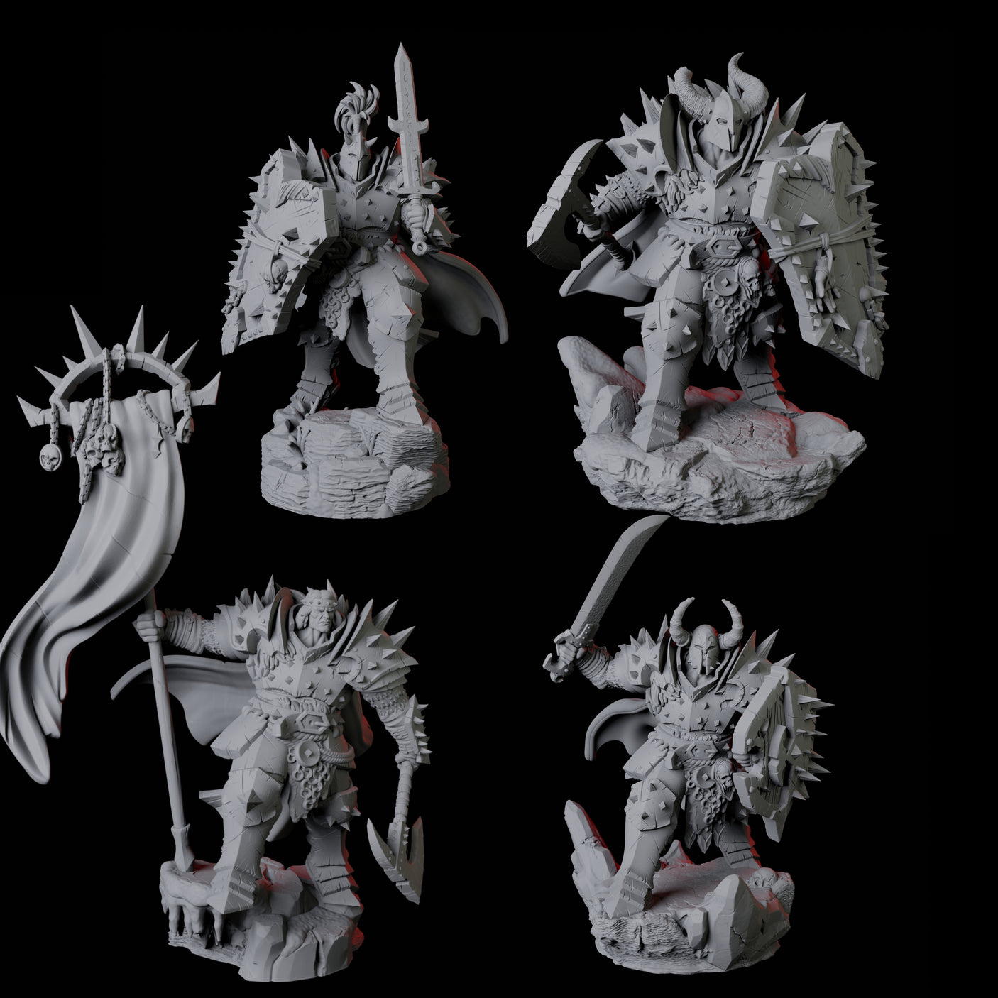 Hulking Armoured Barbarians