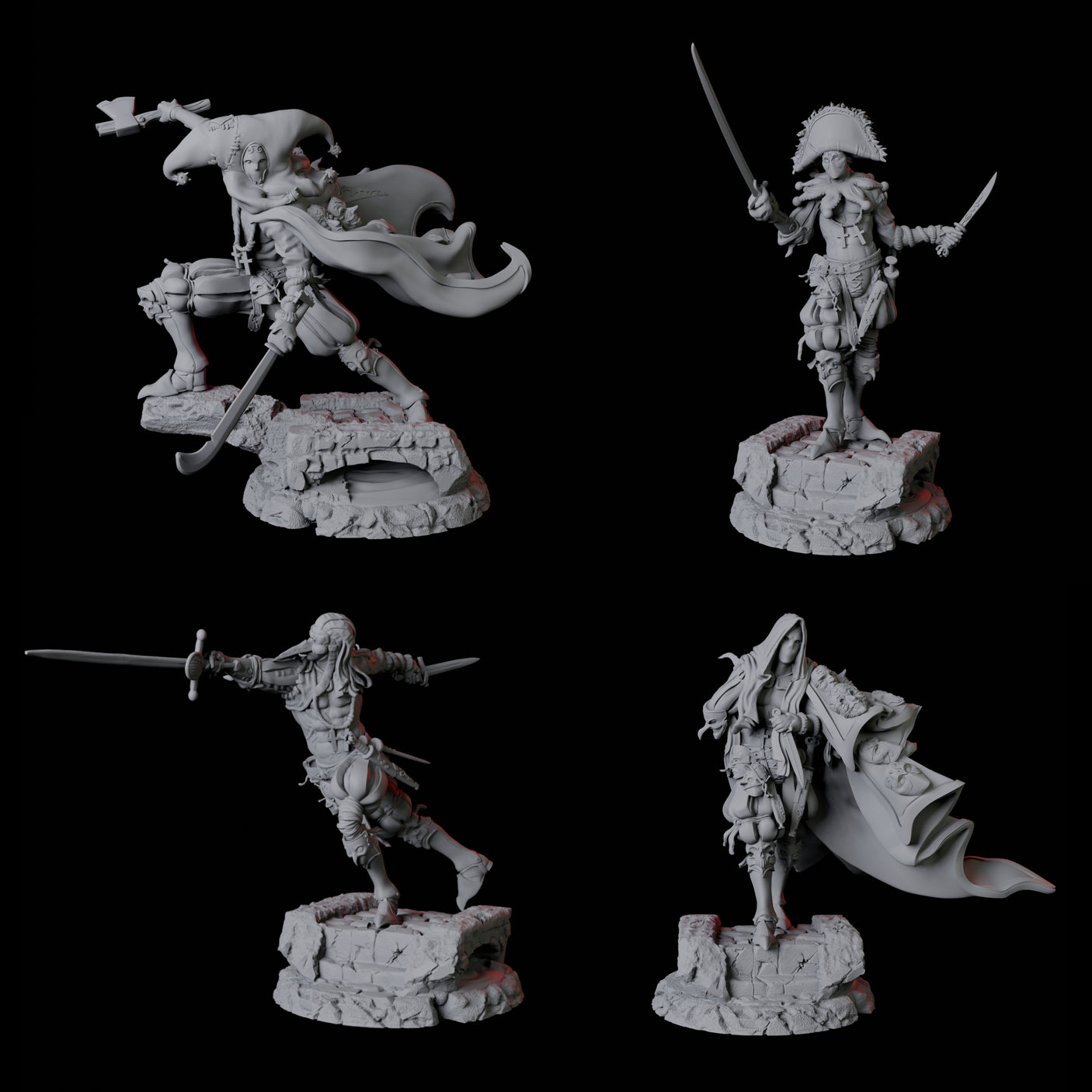 Four Masked Swordsmen