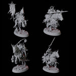 Four Charging Knights
