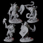 Four Charging Crocodile Lizardfolk Soldiers