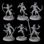 Six Tiefling Trickster Fighters