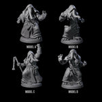 Four Striking Loxodon Monks