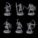 Six Fierce Northmen Berserkers