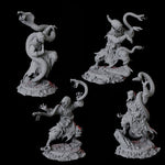Four Yuan-Ti Snake Charmers