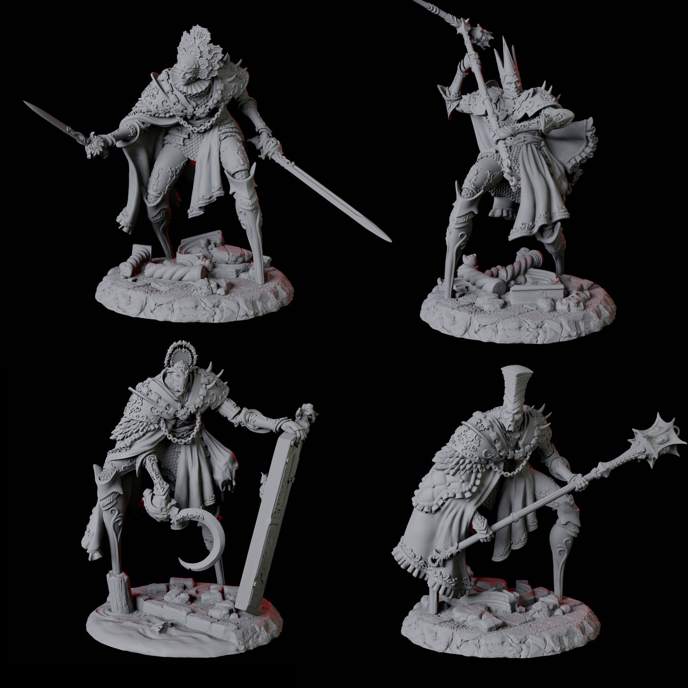 Four Guard Alchemical Golems