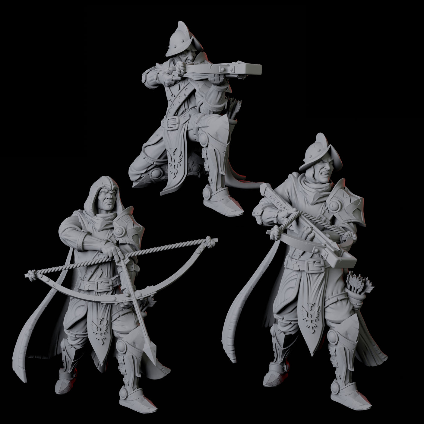 Three Arbalist Knights