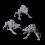 Three Snarling Hell Hounds